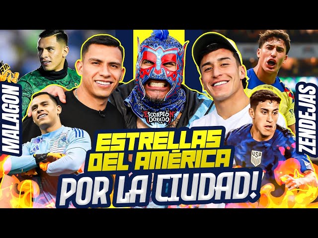 Luis MALAGÓN y Alex ZENDEJAS con Escorpión #AlVolante El portero de MÉXICO VS el delantero de USA