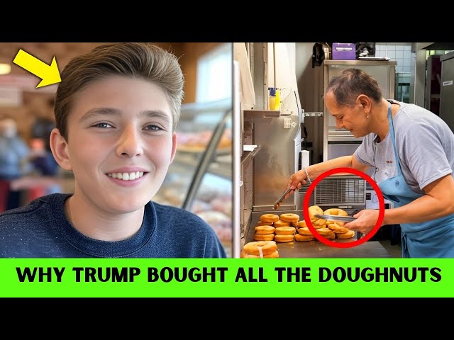 Barron Trump Buys Out Store’s Doughnuts So Owner Can Care for His Sick Wife