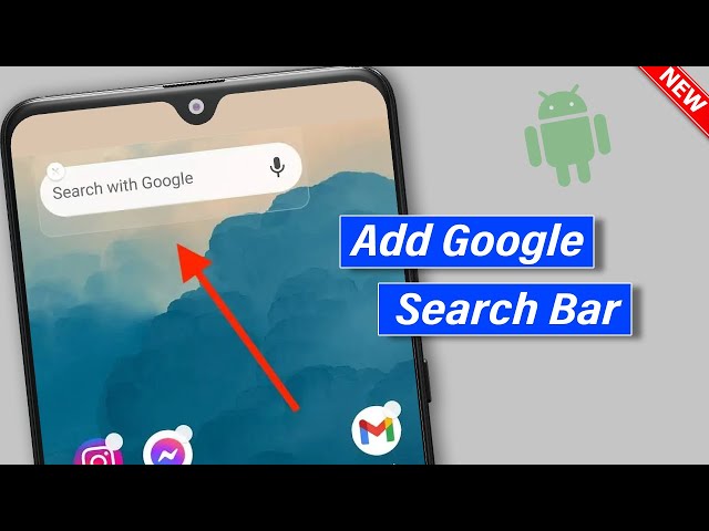 How to put google search bar on home screen android [UPDATED]