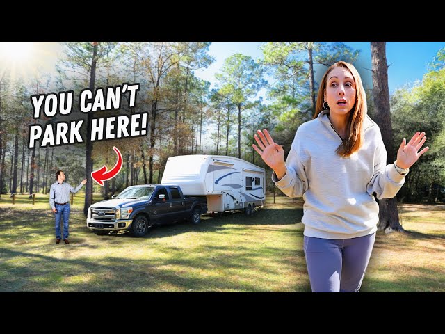 NO CAMPING! Annoyed Local Tells Us to Move (Real RV Life)