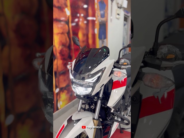 2025 TVS Apache RTR 180 White Colour #shorts #tvs #apache #tvsapache #tvsxl #tvsraider #apachertr