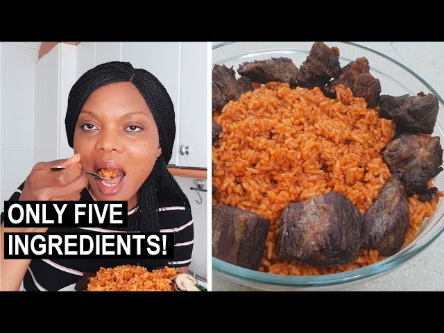 Cook With Me: 5-Ingredient Smoky Party Jollof Rice | All Nigerian Recipes | Flo Chinyere