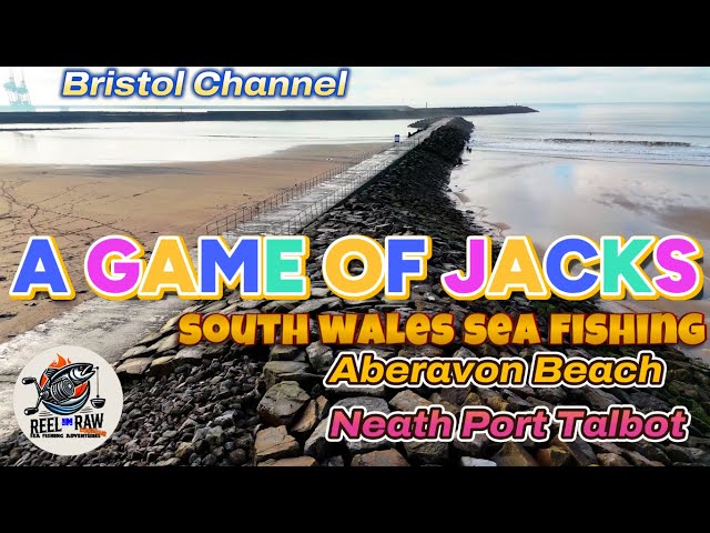 Braving the Chaos! Jackstones SEA Fishing Aberavon S Wales in Crazy Conditions 4k Drone Steel Works