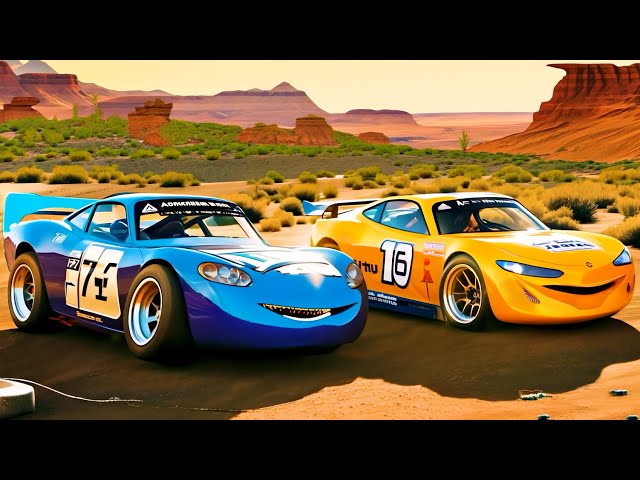 McQueen and Cruz Last Race Remake