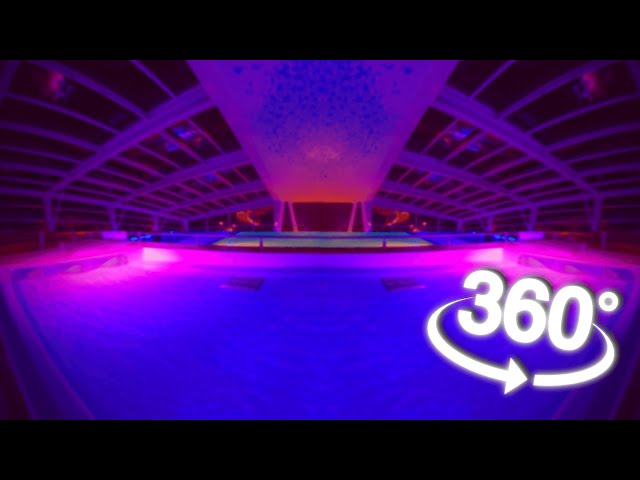 360º VR | RELAXING ROOFTOP POOL | Chill to the Lofi Vibes