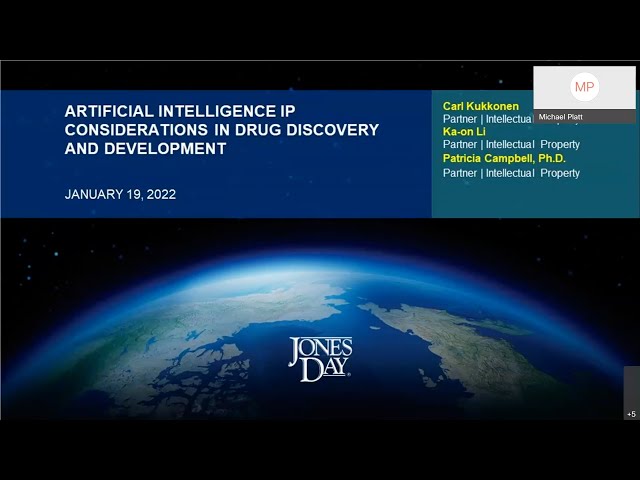 Artificial Intelligence IP Considerations in Drug Discovery and Development