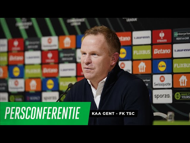 🎙️ Persconferentie na KAA Gent - FK TSC