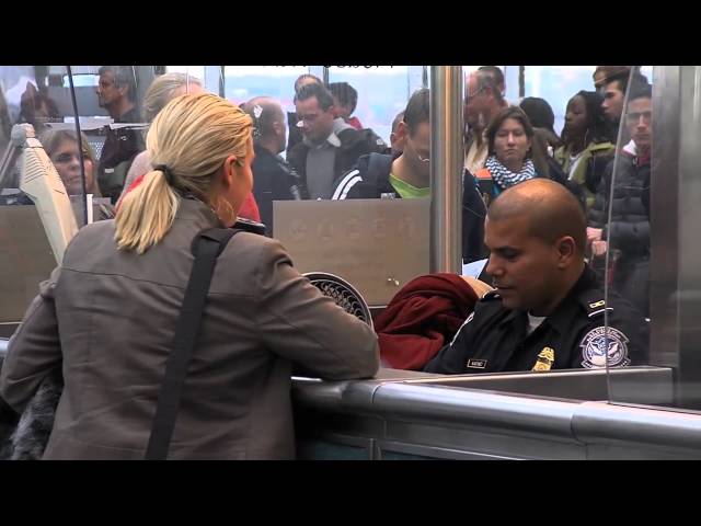 U.S. Customs & Border Protection Operations Back at Newark Airport