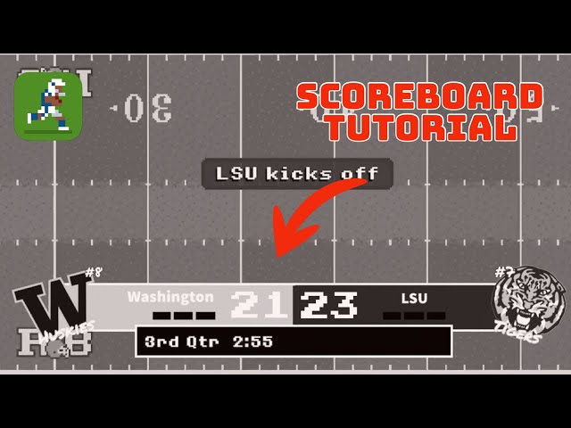 Custom Retro Bowl SCOREBOARD Tutorial