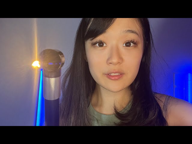 ASMR VR180 | Best friend tries to extract the the thing you got stuck in your ears 😱 (w/ otoscope!!)