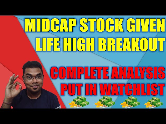 This midcap stock has given life high breakout | sector analysis for swing trading | share market