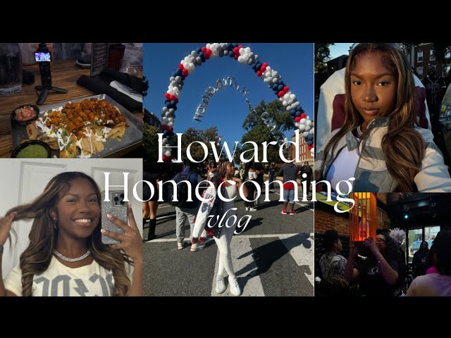 Howard Homecoming Vlog❤️💙 (Long Overdue)