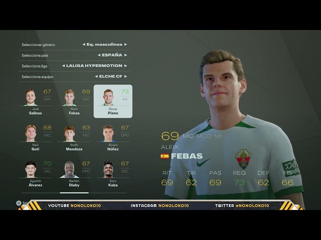 EA SPORTS FC 25 | LaLiga HYPERMOTION Player Faces & Ratings