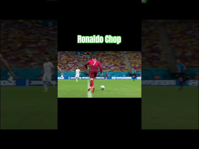 Ronaldo chop skill tutorial 7️⃣ | football tutorial shorts | #shorts #football #soccer #trending