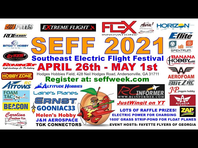 SEFF 2021 & IMPERIAL RC Events in April & May