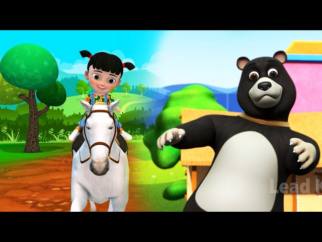 Chal Mere Ghode + Kalu Madari Aaya + Main Tota Main Tota | 3d Kids Videos | Kids Rhymes & Songs