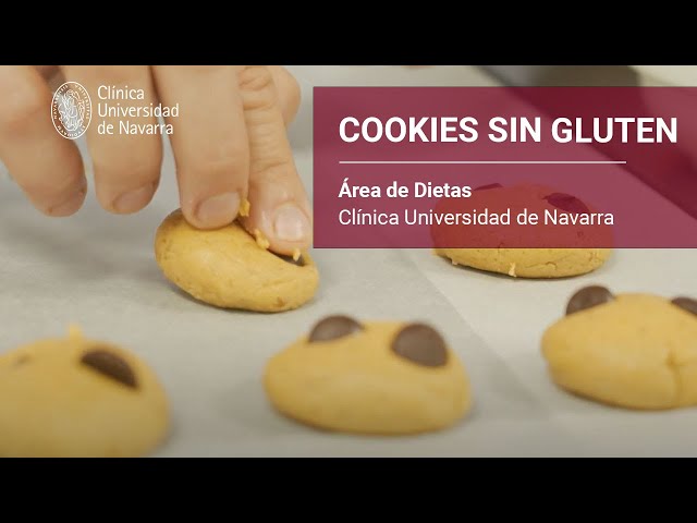 Cookies sin gluten. Recetas saludables. Clínica Universidad de Navarra