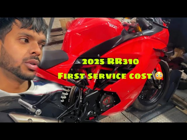 NEW 2025 (RR310) first service cost 😑bhai Itni costly #motovlog