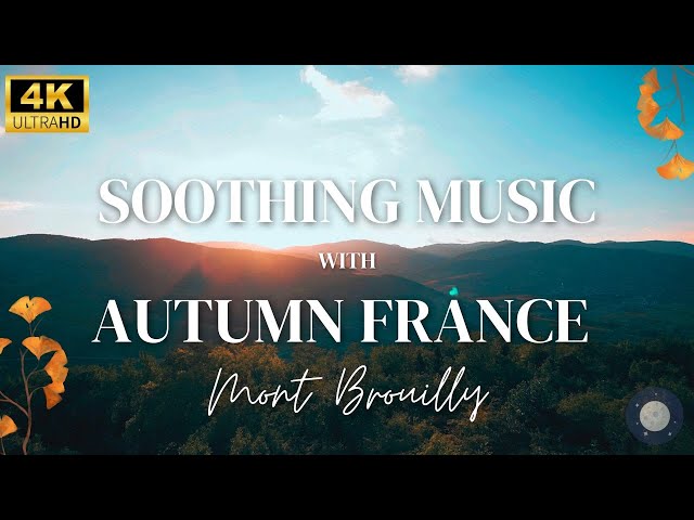 AUTUMN VINEYARDS 🍁 A Calming Music Film | Mont Brouilly France | Relax, Study, Meditate & Focus (4K)