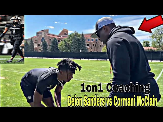 Coach Prime FINDS Cormani McClains' Weakness In DB Training‼️