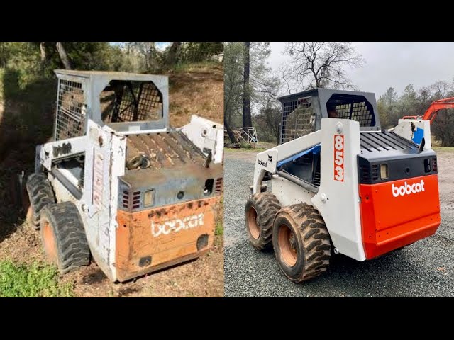 Refurbishing a 27 year old Bobcat skid steer