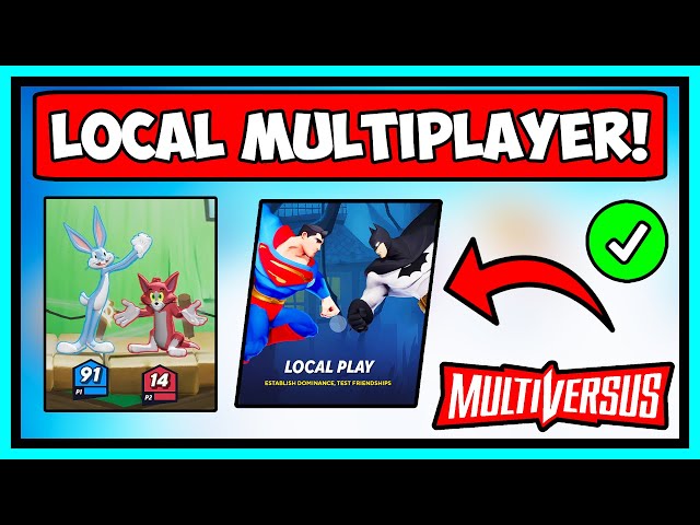 HOW TO PLAY LOCAL MULTIPLAYER IN MULTIVERSUS, WORKING!