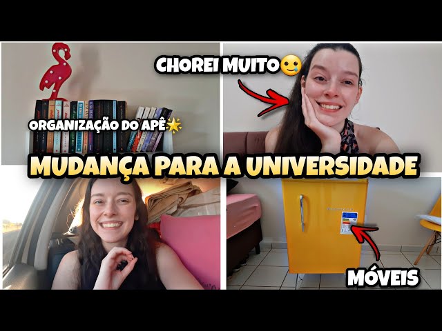 MINHA MUDANÇA PARA O APÊ UNIVERSITÁRIO | Mudança para a UFU!!!