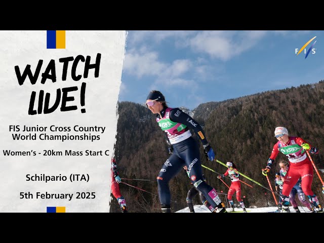 LIVE: FIS Nordic JWC 2025 Schilpario (ITA) - 20km Mass Start Women Classic