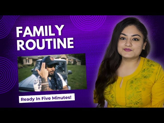 REACTION Family Routine (Official Video) | Khan BhainiI Guri Nimana | New Punjabi Song