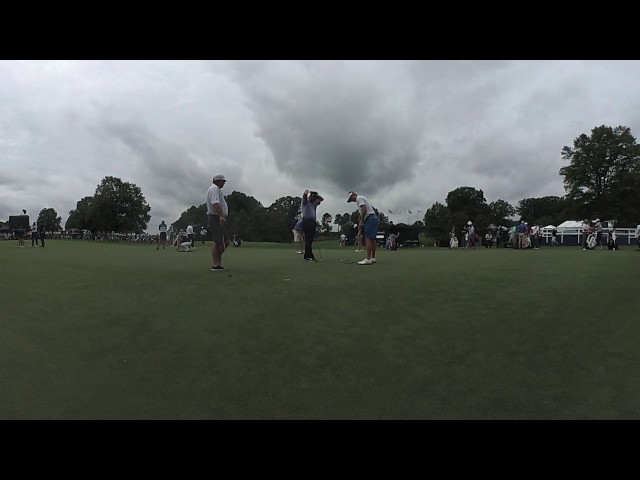 Amazing 360 View of the Quail Hollow Putting Green | 2017 PGA Championship