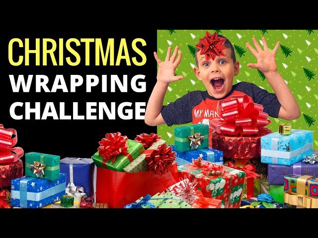 Human Gift Wrapping Challenge