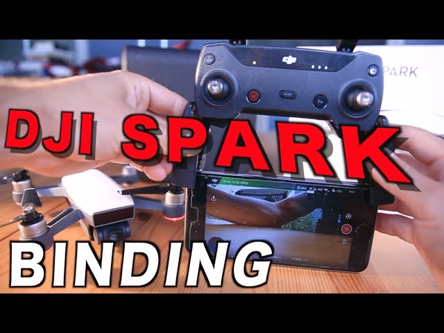 How to BIND DJI Spark drone to Remote Controller