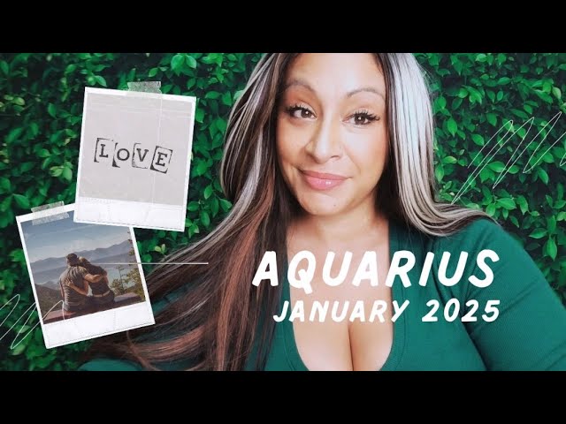 Aquarius January 2025 Tarot: A confession of LOVE ! Proceed with CAUTION! Reconnection?