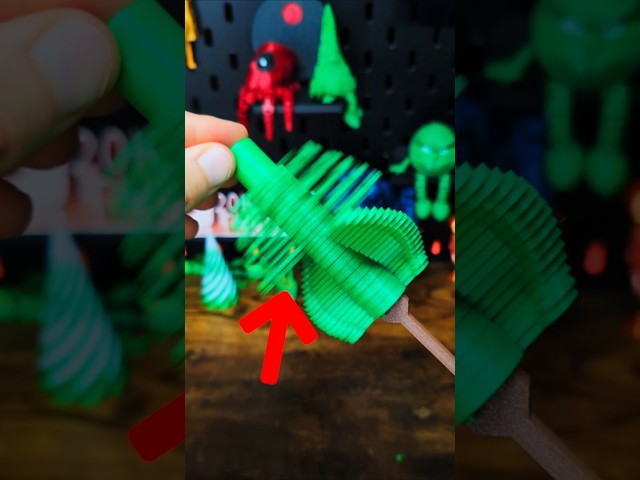 3D Printed Magic Spiral Physics Tree fidget