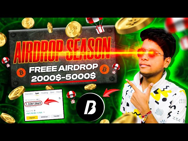 😱😱 Earn Freee Gauranteed 5000$ From Airdrops | Biggest Crypto Airdrop of 2024 | Best Airdrop 2024