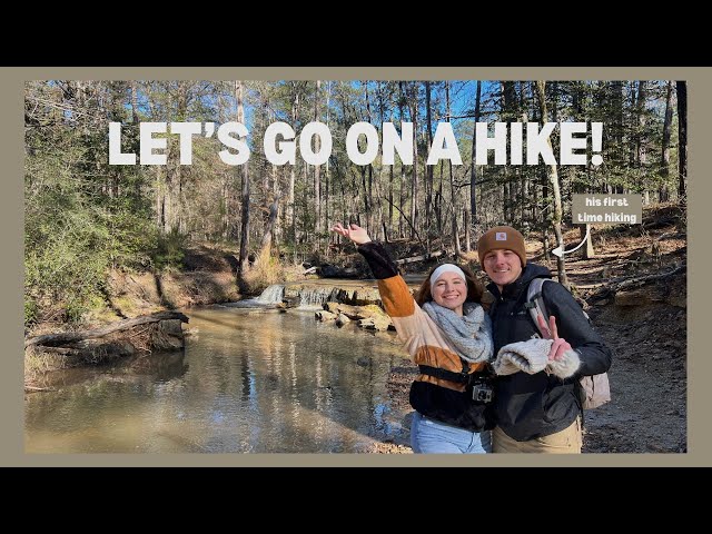 a little hiking adventure vlog ⛰️ + his first time hiking, quality time in nature, sketchy bridges!