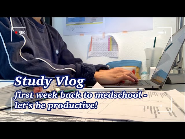 [Study Vlog #65] back to medschool, first time dissection class and trying to be productive again 🙃