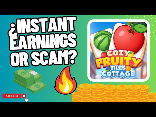 Cozy Fruity Tiles Cottage – Legit App? - App to Earn Money PayPal 2025💸