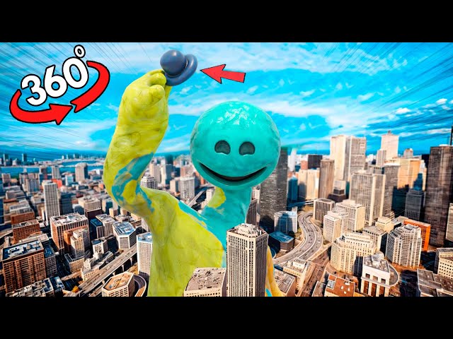 Doey is Wrecking the City!  He's ALIVE ...  Poppy Playtime Chapter 4 / 4K VR