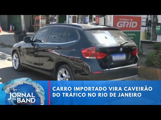 Carro importado vira caveirão do tráfico no Rio de Janeiro | Jornal da Band