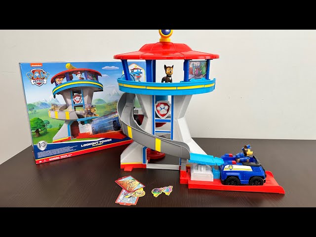 Paw Patrol Lookout Tower Playset Toys Unboxing & Review