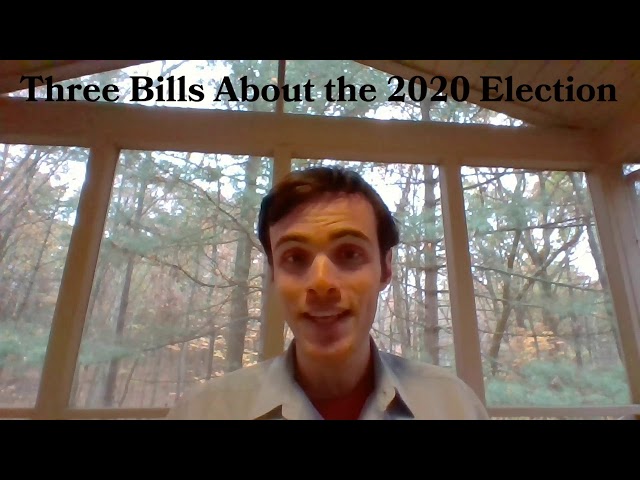 GovTrack A Bill A Minute: Three Bills about the 2020 election