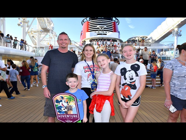 Our 1st Ever DISNEY CRUISE on the Disney Treasure Ship!!!