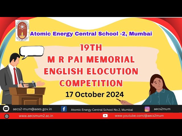 19th M R PAI Memorial English Elocution Competition