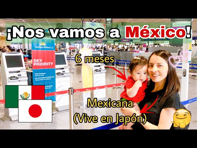 Primera vez volando con un bebé de 6 meses ¡Qué nervios! 14 horas de vuelo viajando solas!