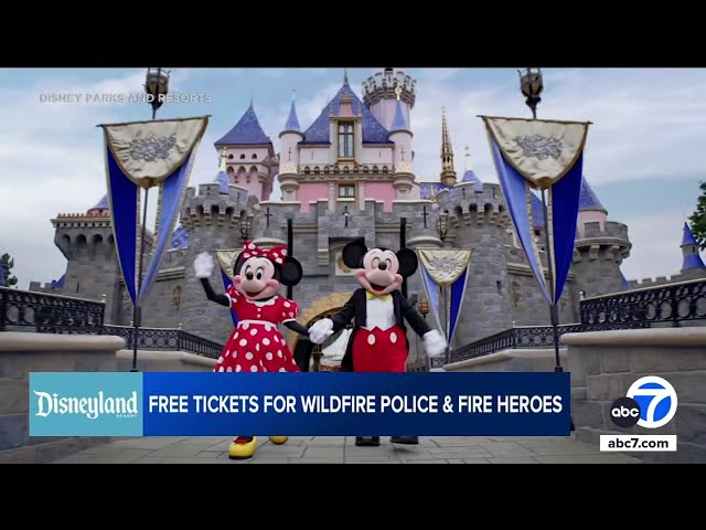 Disneyland Resort honors heroes of Los Angeles wildfires with free park tickets