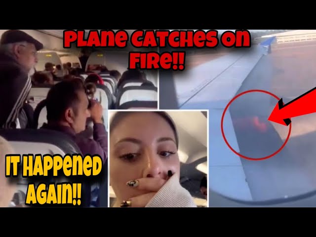 BREAKING! United Airlines Plane Catches ON FIRE During Takeoff Almost Another PLANE CRASH In Houston