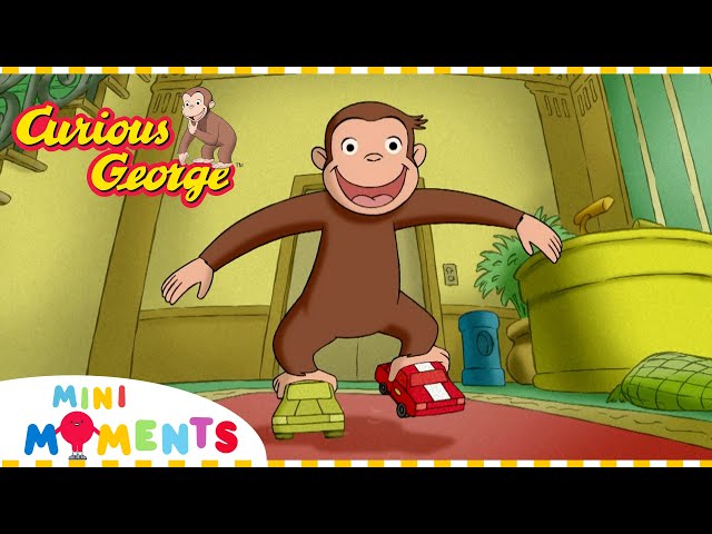 George's New Car Shoes! | Curious George | Mini Moments