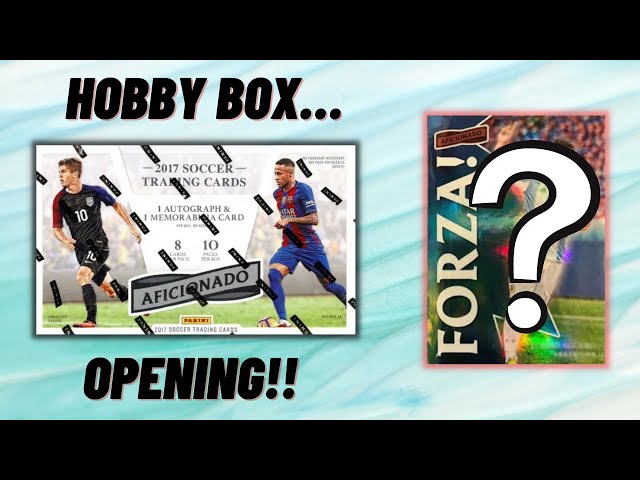 CASE HIT! Panini Aficionado Soccer 2017 hobby box opening!