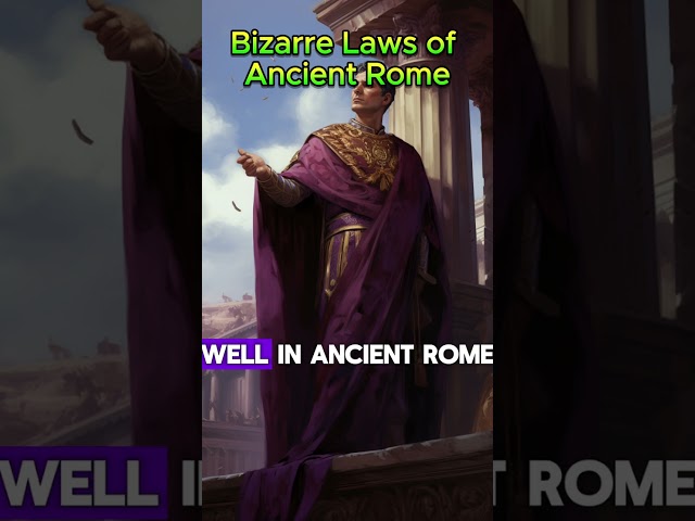 History of the World: Bizarre Laws of Ancient Rome #history #world #roma #law #fun facts